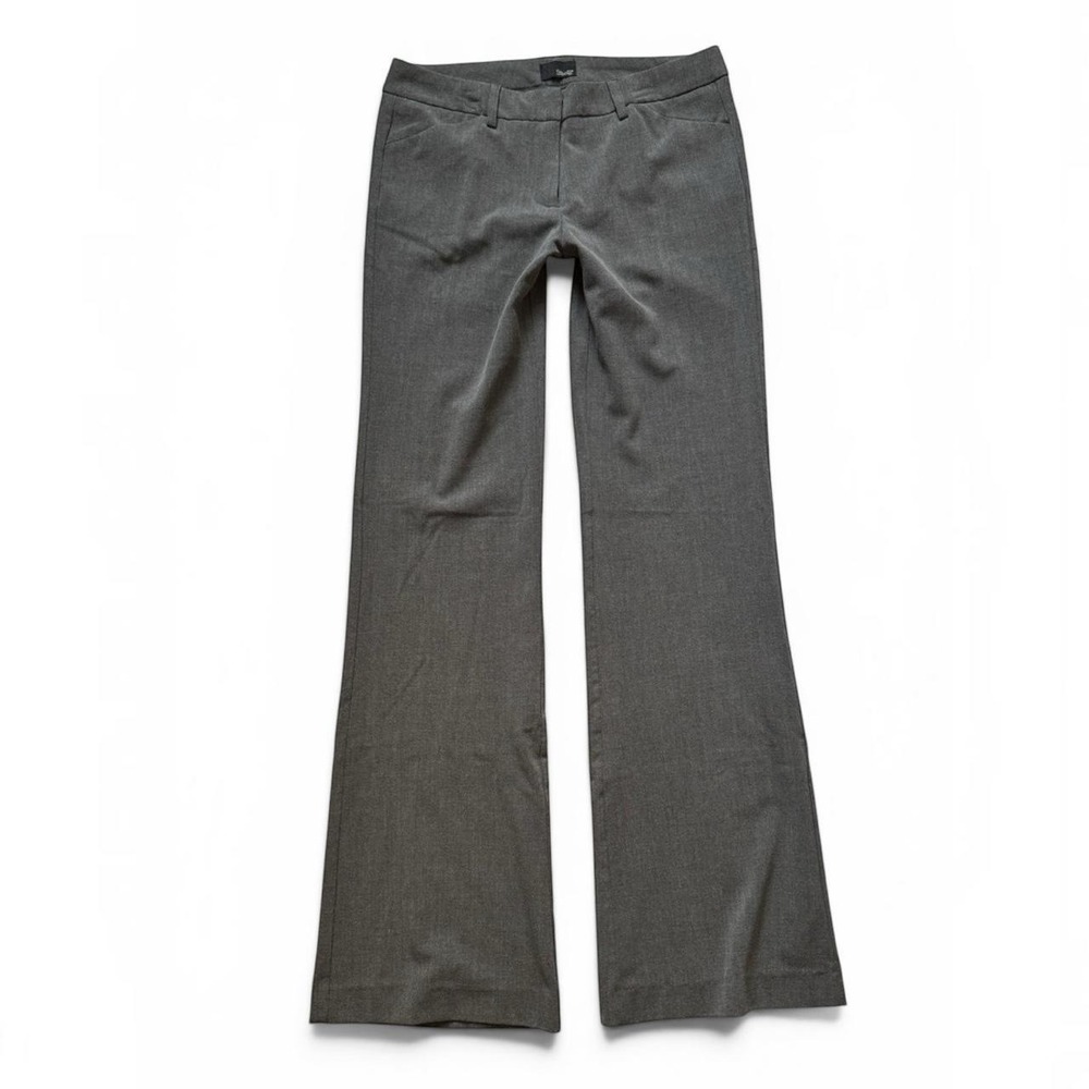 Star City Gray Low Rise Flare Trousers Y2K Office Siren Pants Size 3